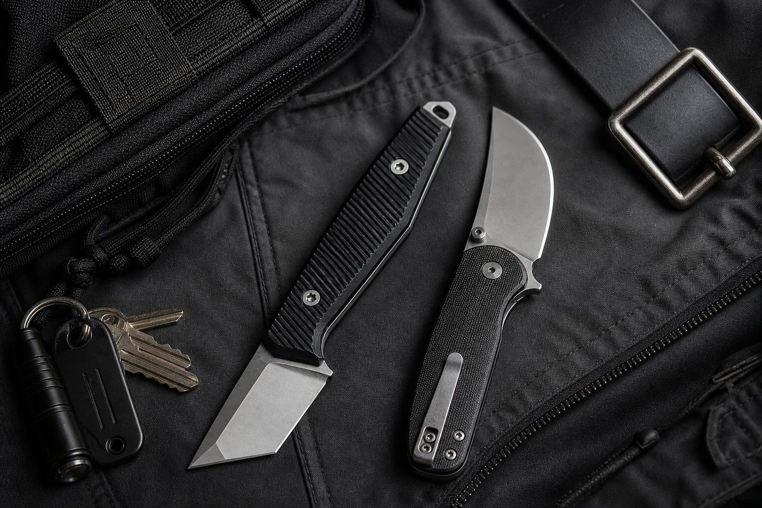 Fixed and folding knives